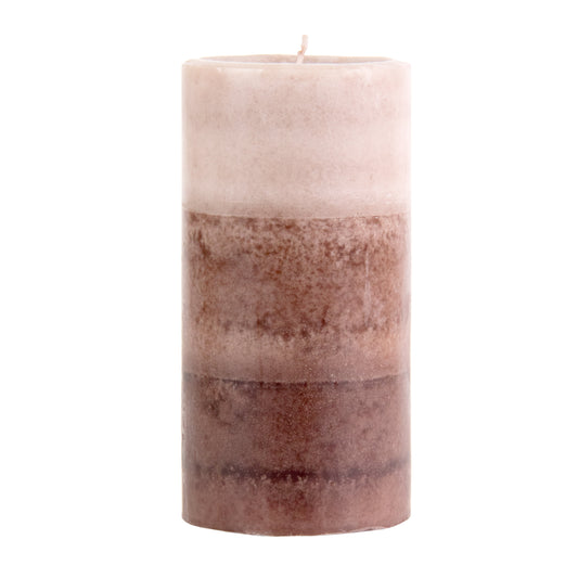 Pier 1 Patchouli Layered 3x6 Pillar Candle