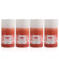 Pier 1 Pink Champagne 3x6 Layered Set of 4 Pillar Candles