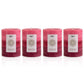 Pier 1 Asian Spice 3x4 Layered Set of 4 Pillar Candles