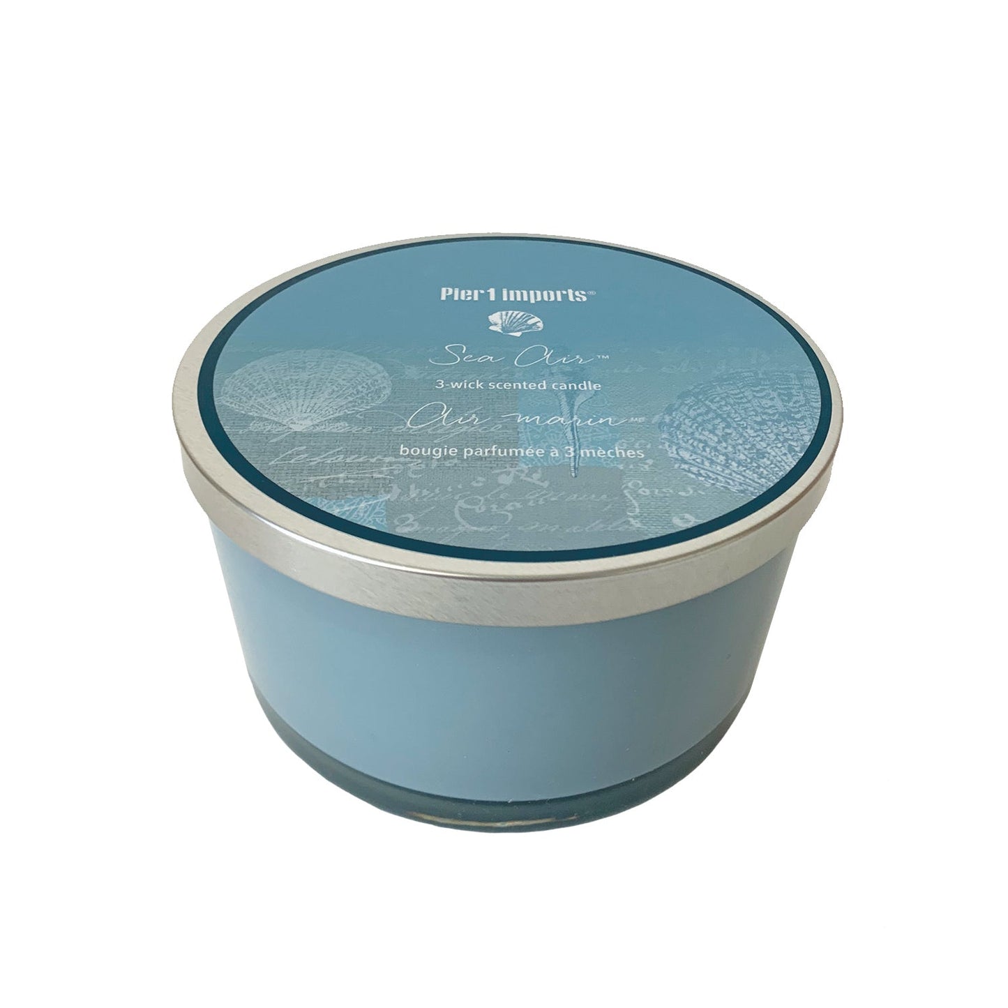 Pier 1 Sea Air Filled 3-Wick Candle 14oz